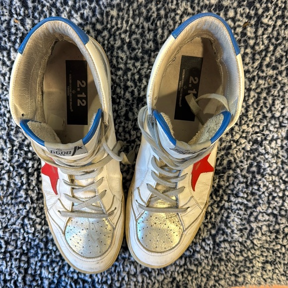 Golden Goose 2.12 leather high-tops - euro size 45 - striking - great condition - Picture 3 of 16